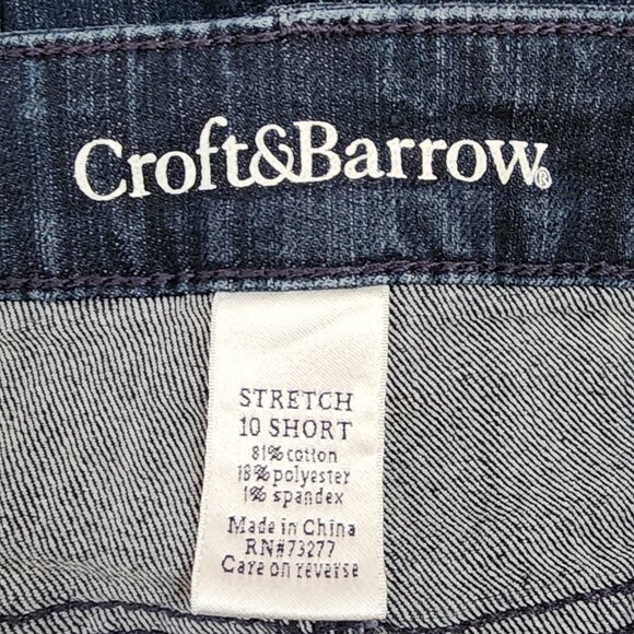 Croft & Barrow Jeans Womens Size 10 Short Blue Denim Classic Fit Bootcut Leg - Picture 3 of 6